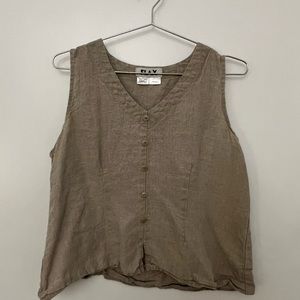 Flax Tan Tank Top